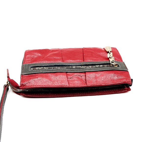 See By Chloe Wristlet Wallet, Small Leather Purse, Vintage Red Leather Wristlet - Picture 7 of 12